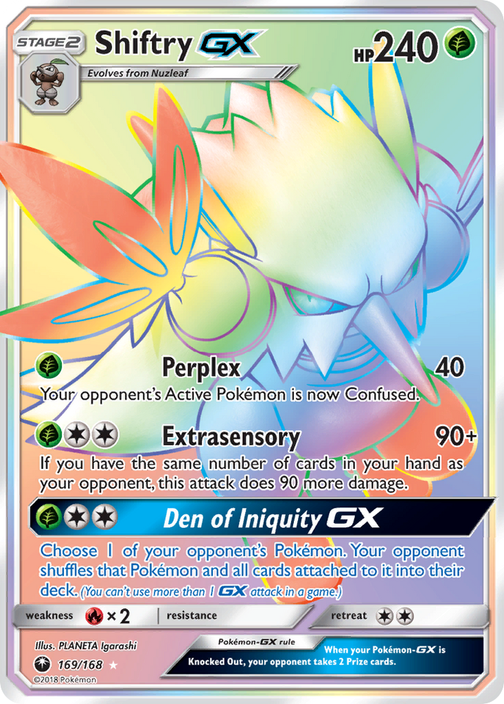 Shiftry GX (169/168) [Sun & Moon: Celestial Storm]