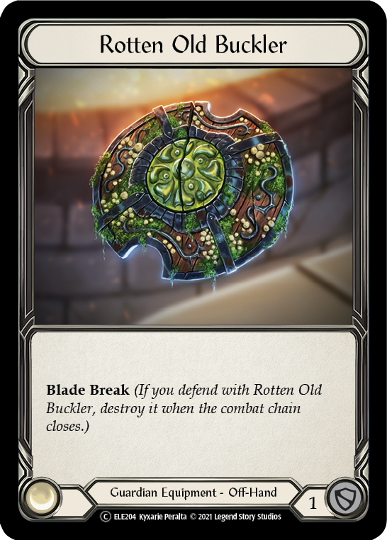 Rotten Old Buckler [U-ELE204] Unlimited Rainbow Foil