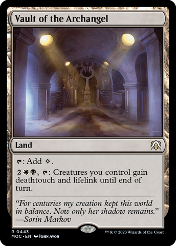 Vault of the Archangel [March of the Machine Commander]