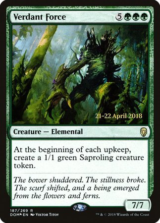 Verdant Force [Dominaria Promos]