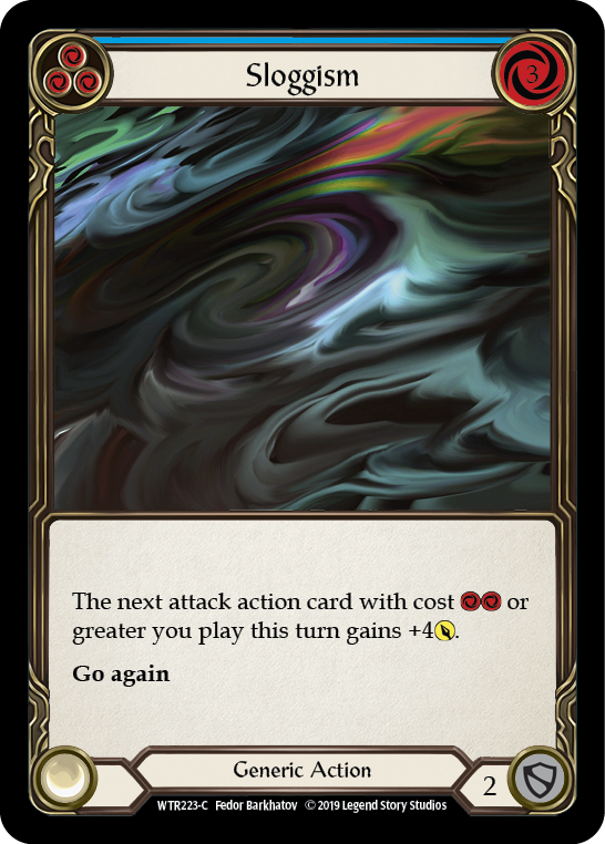 Sloggism (Blue) [WTR223-C] Alpha Print Rainbow Foil