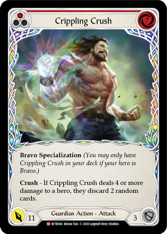 Crippling Crush [WTR043] Unlimited Edition Rainbow Foil