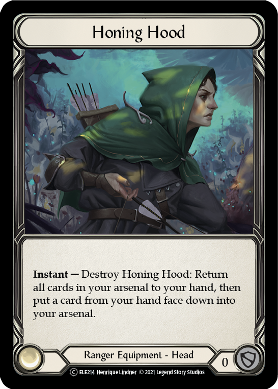 Honing Hood [U-ELE214] Unlimited Rainbow Foil