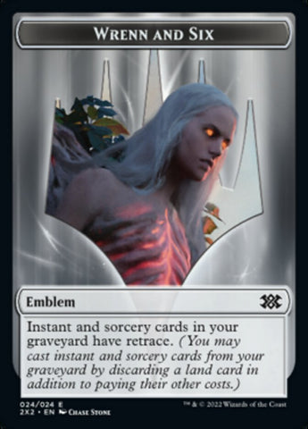 Wrenn and Six Emblem [Double Masters 2022 Tokens]