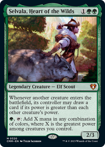 Selvala, Heart of the Wilds [Commander Masters]