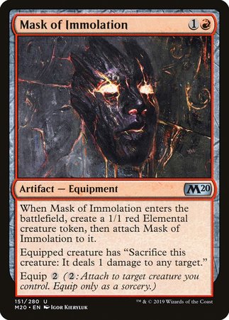 Mask of Immolation [Core Set 2020]