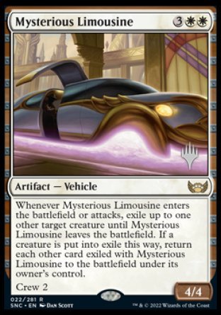 Mysterious Limousine (Promo Pack) [Streets of New Capenna Promos]