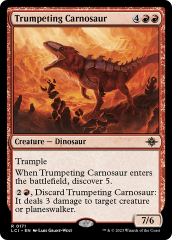 Trumpeting Carnosaur [The Lost Caverns of Ixalan]