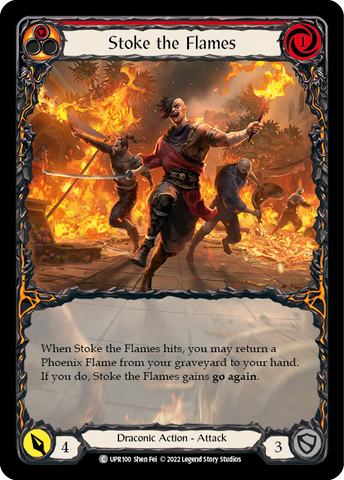 Stoke the Flames (Extended Art) [UPR100] (Uprising)  Rainbow Foil