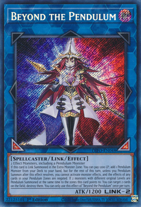 yugioh pendulum cards Beyond the Pendulum [DIFO-EN048] Secret Rare