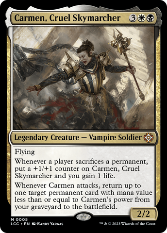 Carmen, Cruel Skymarcher [The Lost Caverns of Ixalan Commander]