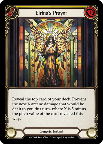 Eirina's Prayer (Yellow) [ARC174-R] 1st Edition Rainbow Foil